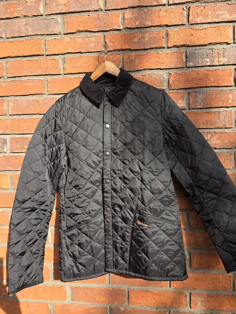 NWT Liddesdale® Quilted Barbour Jacket, men’s medium, color Black